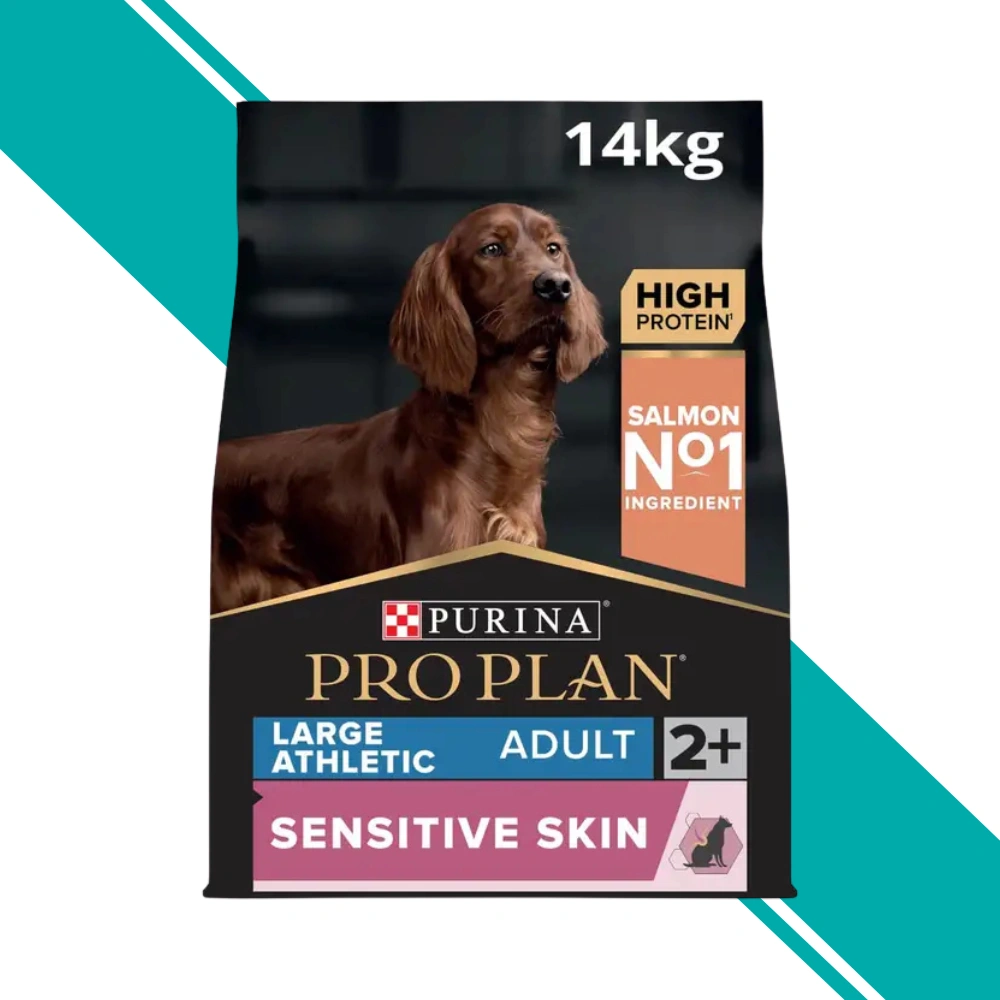 Purina Pro Plan Large Breed Athletic Adult 2+ Sensitive Skin - Dry Dog Food with Salmon 14kg